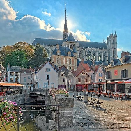 Un Nid En Ville -Amiens Centre Ville Avec Parking Exterior foto